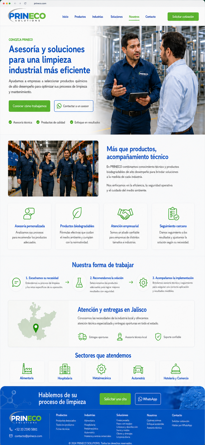 Asesoría técnica PRINECO